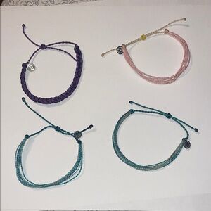 Pura Vida wax bracelet bundle (4)